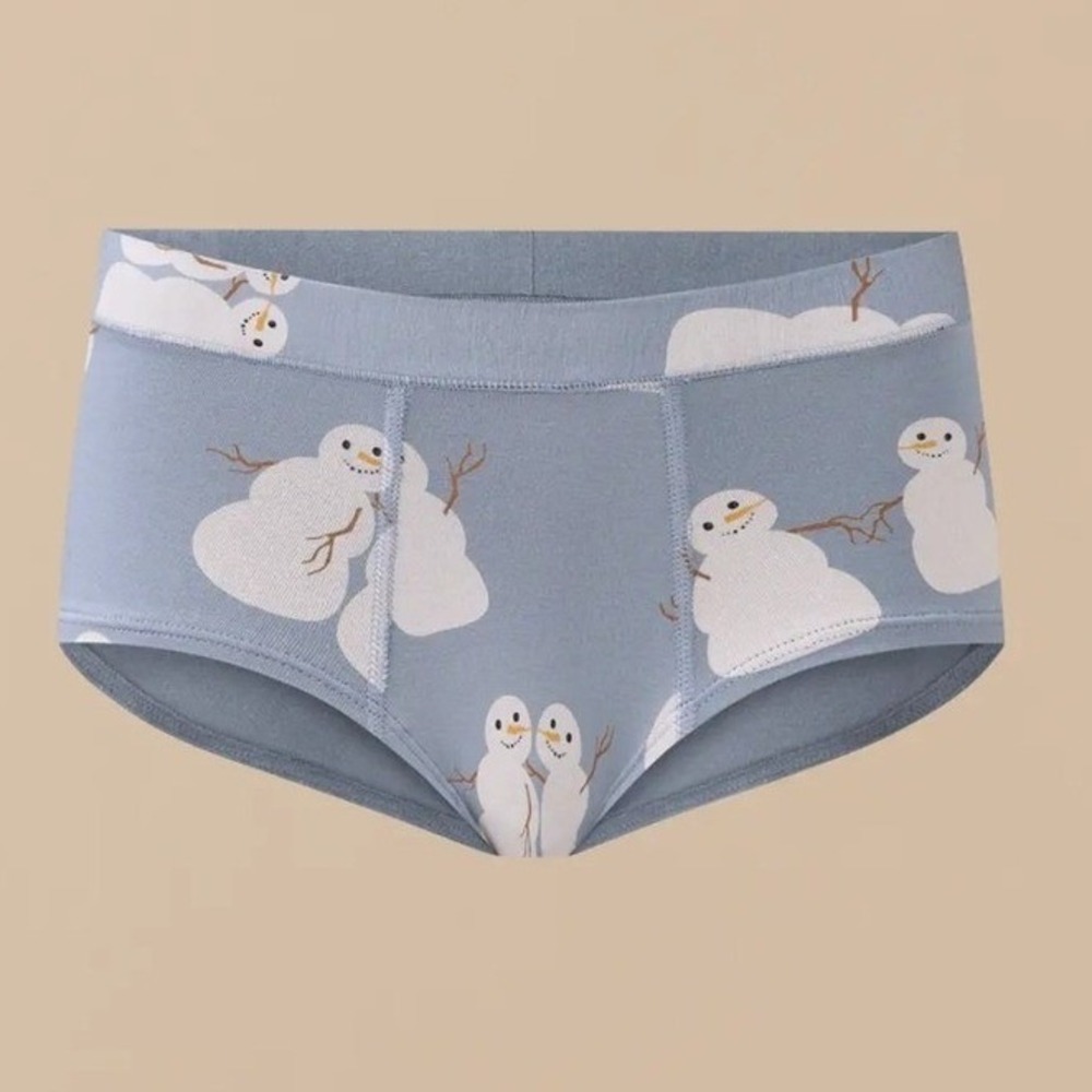 NWOT UltraModal FeelFree Cheeky Brief in "Snowmates" Sz Med R25